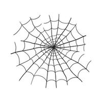 Spider web cobweb vector icon doodle.