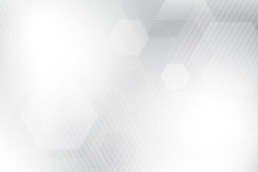 Abstract white and gray color, modern design background with geometric hexagonal shape. Vector illustration.