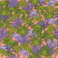 Vector seamless pattern of leaves, plants, botanical for backgrounds, prints, fabric, packaging and other uses.
