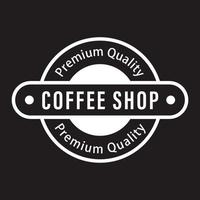 Coffee shop sign vector design for cnc router or lasercutting