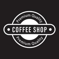 Coffee shop sign vector design for cnc router or lasercutting