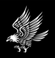 ilustración de símbolo de águila en estilo vintage vector