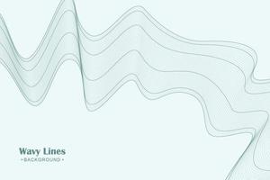 Abstract background with flowing lines waves vector