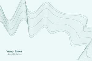 Abstract background with flowing lines waves vector