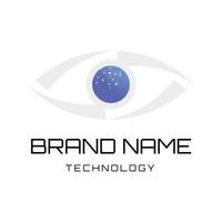 Technology and internet logo template vector