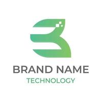 Technology and internet logo template vector