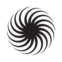 logotipo abstracto en forma de espiral vector