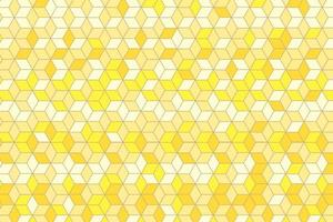 Pattern with geometric elements in dark to light yellow tones, abstract background, vector pattern for design
