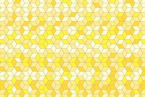 Pattern with geometric elements in dark to light yellow tones, abstract background, vector pattern for design