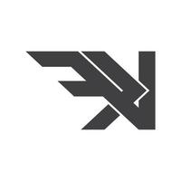 letter v geometric arrow overlapping logo vector