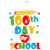 contento 100 th giorni di scuola png