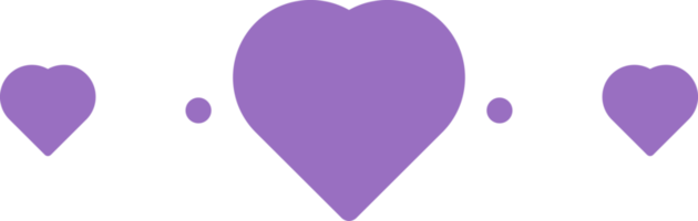 cute little heart shape decoration png