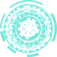 Hud-Technologie futuristische Dekoration png