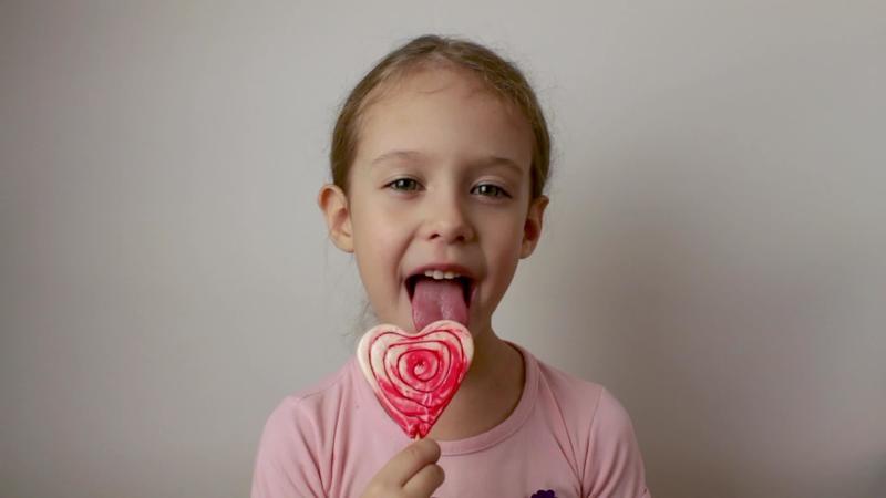 Little Girl Tongue Stock Video Footage for Free Download