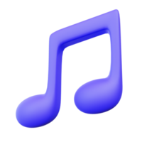 icono de música 3d png