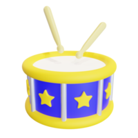 tambor icono 3d png