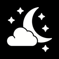 Starry Night Vector Icon