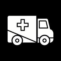 icono de vector de ambulancia