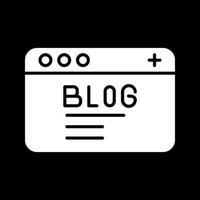 Blog Vector Icon