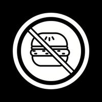 No Eating Vector Icon