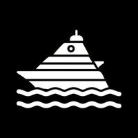 Yacht Vector Icon