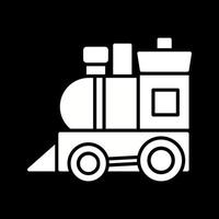 icono de vector de tren de juguete