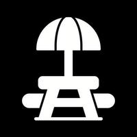Picnic Table Vector Icon