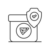 Take away Vector Icon Line  Style Illustration. EPS 10 File