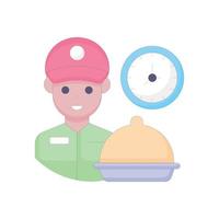 Delivery time Vector Icon Without BackgroundStyle Illustration. EPS 10 File