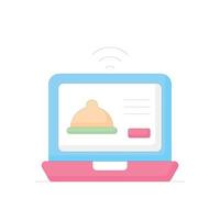 Online order Vector Icon Without Background Style Illustration. EPS 10 File