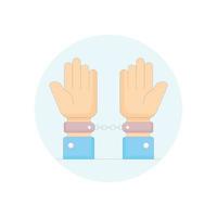 Handcuffs vector With Background icon style illustration. EPS 10 file