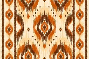 Abstract ethnic ikat art. Seamless pattern in tribal. Aztec geometric ornament print. vector