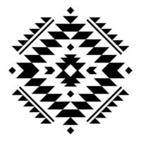 Geometric ethnic pattern art. American, Mexican style. Background Aztec tribal ornament. Design for fabric, clothing, textile, logo, symbol. vector
