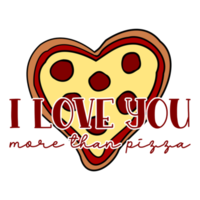 te amo más que a la pizza