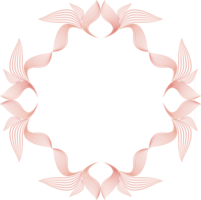 pétalas de flores, ornamento de linha de flores png