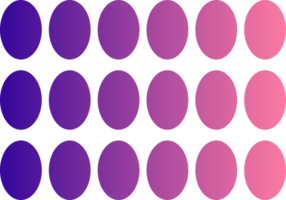 Aesthetic circle wirh gradation color for ornament decoration png