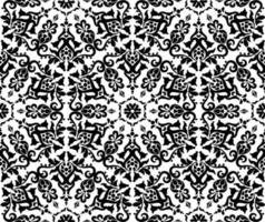 Oriental ornament seamless pattern. Decorative texture ornament damask. Vintage background. Black and white color. For fabric, wallpaper, venetian pattern,textile, packaging or scrapbooking. vector