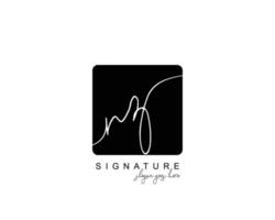 Initial NZ beauty monogram and elegant logo design, handwriting logo of initial signature, wedding, fashion, floral and botanical with creative template. vector