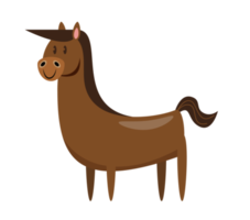 horse cartoon character png