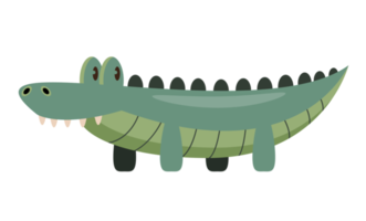 Krokodil-Zeichentrickfigur png