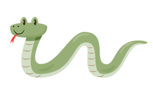 personagem de desenho animado de cobra png