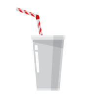 Fast food icon Drink with straw png