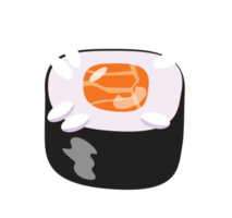 sushi geïsoleerd element png