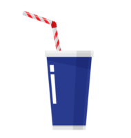 Fast food icon Drink with straw png