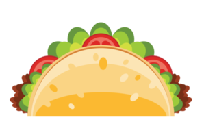 Taco isolate illustration png
