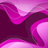 Colorful liquid and geometric background with fluid gradient shapes vector