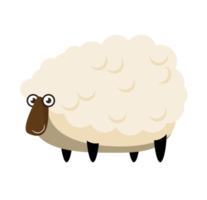 personagem de desenho animado de ovelha png
