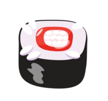 Sushi isolated element png