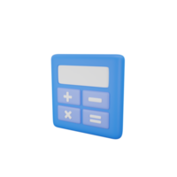 calculator 3D illustartion png