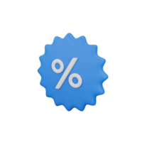 Discount 3D illustration png